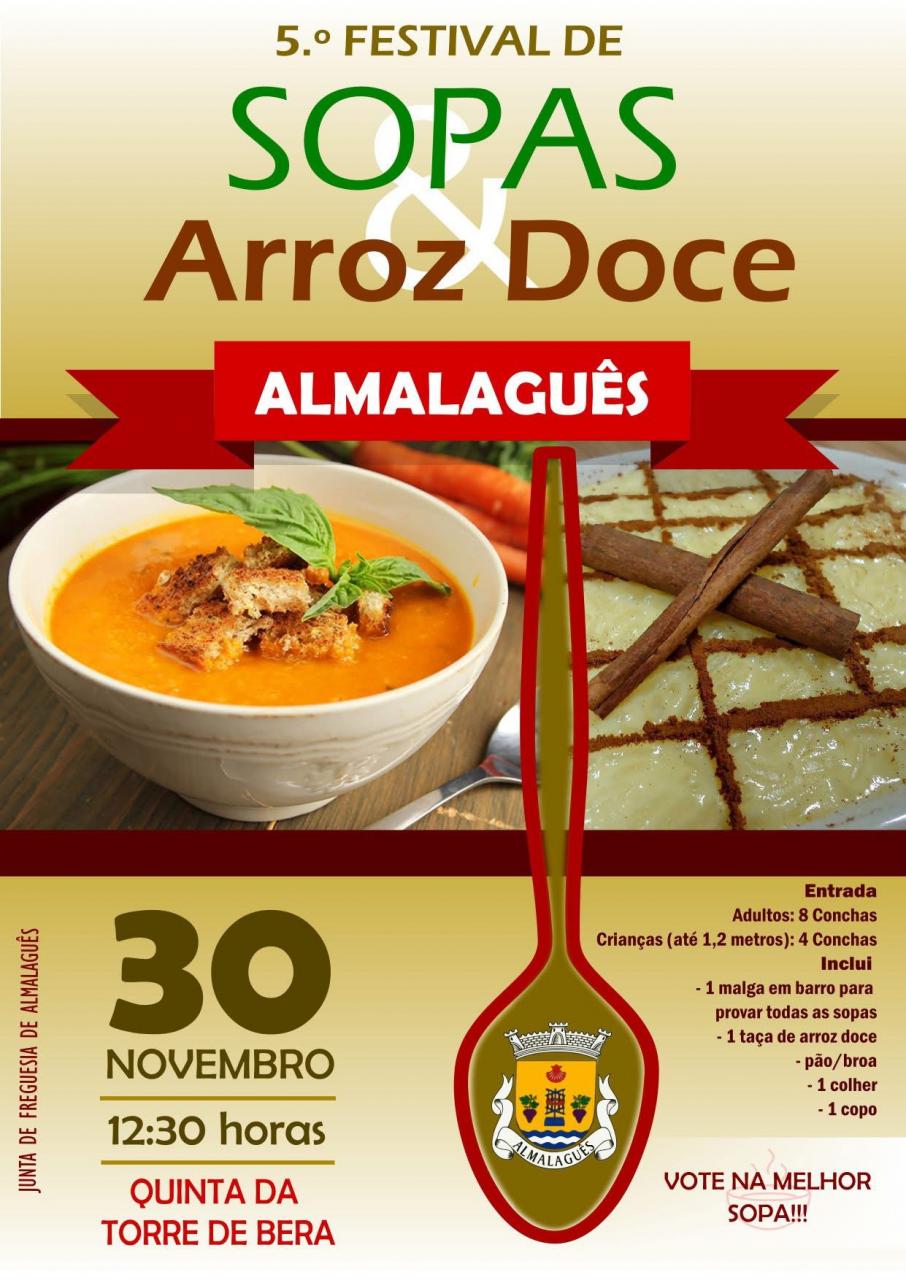5&ordm; Festival de Sopas & Arroz Doce 