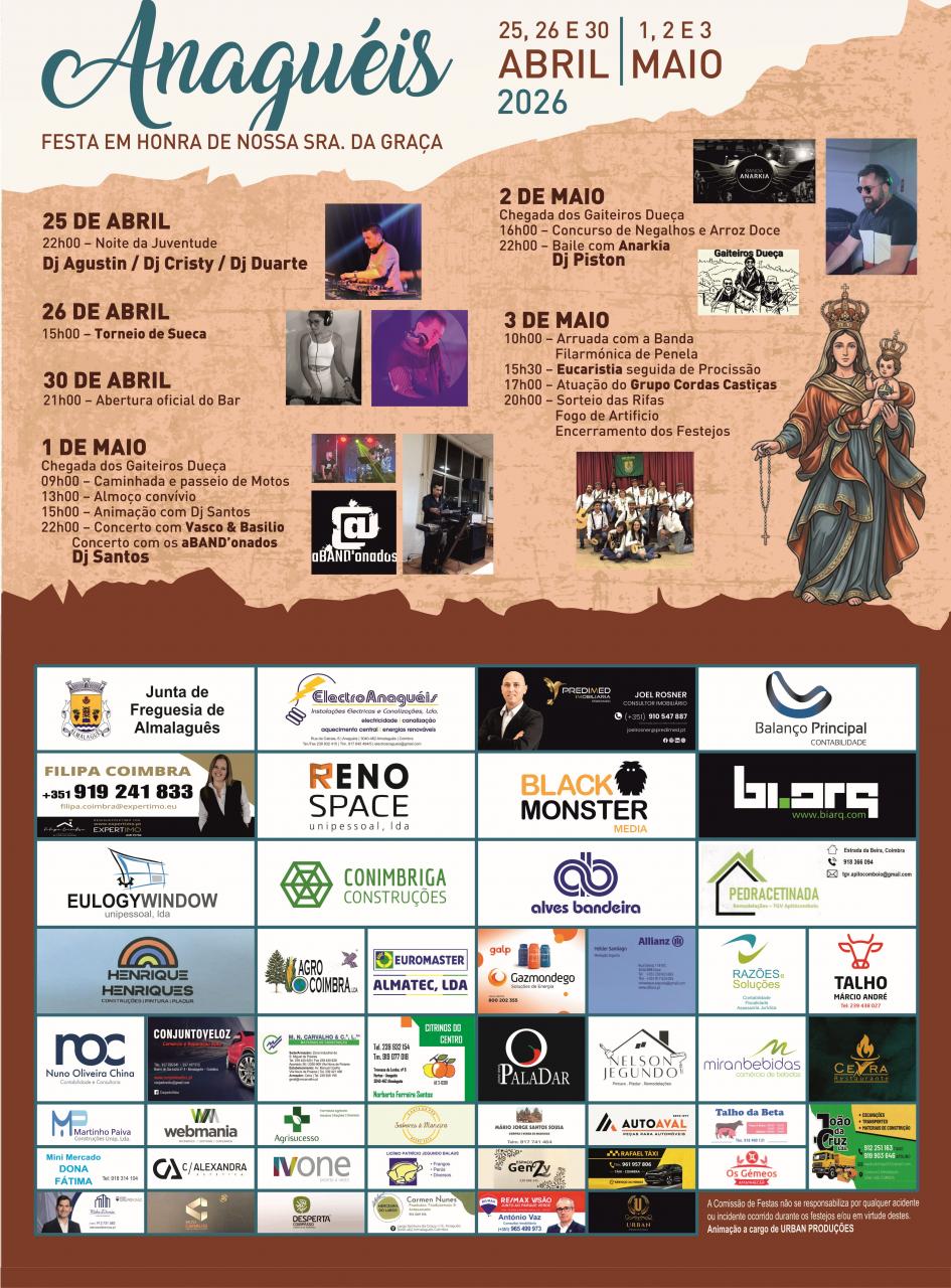 Festa em Honra da N&ordf; Sr&ordf; Gra&ccedil;a - Anagu&eacute;is